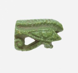 met-egyptian-art:  Sacred Eye Amulet, Egyptian ArtMedium: Faience,