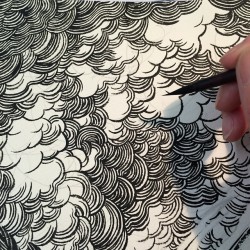 yukoshimizu:  You know, I get really excited about drawing clouds.