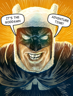 thebestthereiswaswillbe:  Robert Rath’s Batman in a Finn hat