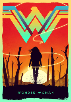 therj45: I finally finished my Wonder Woman poster! Keep reading