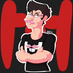 cakeofthefortress:  did a late night draw of Markiplier