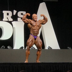 Phil Heath - Prejudging at the 2017 Olympia.