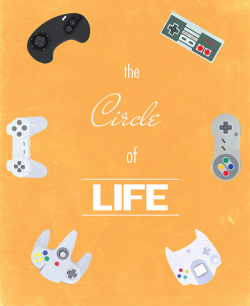 insanelygaming:  The Circle of Video Games Prints, stickers and