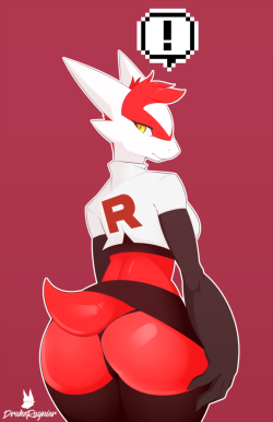 quin-nsfw:  drakeraynier:  A new member of Team Rocket~ I decided