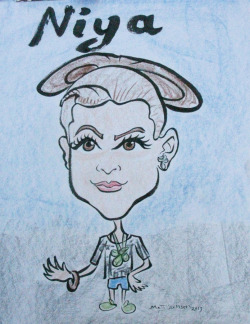 Caricatures that I did at the ice cream shop, Dairy Delight.