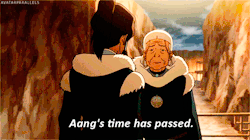 princessasula:  avatarparallels:  Team Avatar talking about Aang. 