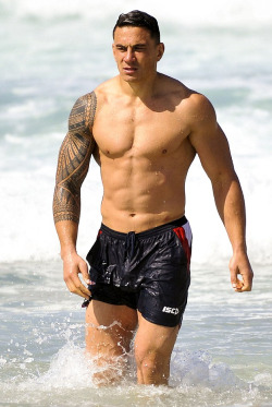 roscoe66:  Sonny Bill Williams of the Sydney Roosters