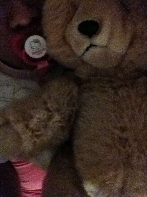 Teddy and me we go to sleep -_-