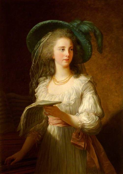 labellefilleart:  Martine-Gabriel-Yoland de Polastron, Duchess de Polignac, Élisabeth Louise Vigée Le Brun 