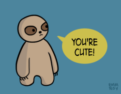 julietthequokka:  positivedoodles:  [drawing of a brown sloth