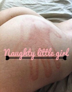 iwanttobeaprincess:  Naughty little girls deserve to be punished