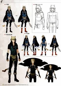 nitrochi-paths:  Lamento Character Design sheets from the “White