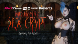 hashtag-3dx: Coming This Month: Tales From The Sex Crypt!  After