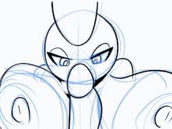 Not sure if I’ll finish this smol boss animation.