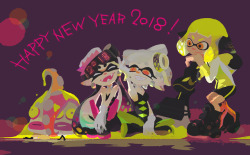 splatoonus:Happy New Year! May you have a splat-ful 2018! <3