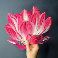 itscolossal:  Bold Paper Quilled Artworks by JUDiTH + ROLFE Burst