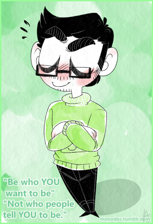 monodes:  And i made a third one to go with the others! (x),(x),(x) some inspirational quotes that mark said„he’s just a sweetheart!  enjoy!