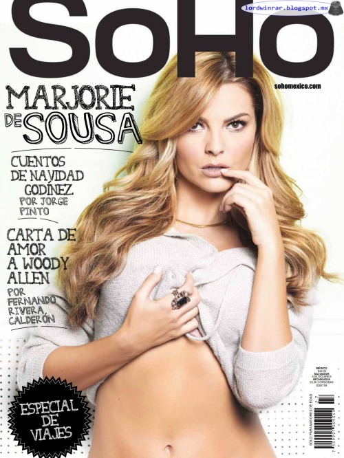 Marjorie De Sousa - SoHo Mexico 2015 Diciembre (22 Fotos HQ)Marjorie De Sousa semi desnuda en la revista SoHo Mexico 2015 Diciembre. La venezolana Marjorie De Sousa (Caracas, Venezuela, 23 de abril de 1980) despide el aÃ±o en la portada de SoHo Mexico