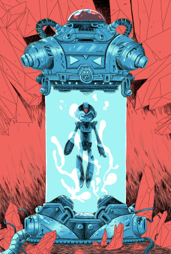 idrawnintendo:  Mega Man X piece for this year’s Fangamer X