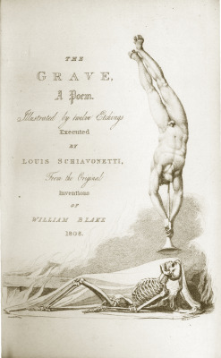 William Blake (English, 1757-1827), Title page of Robert Blair’s