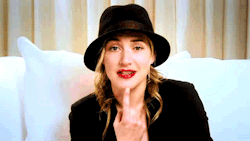 10tripledeuce:  Kate Winslet tells us to get ready to watch her