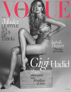 noegg100:  Vogue Paris March 2016  Gigi Hadid by Mert Alas and