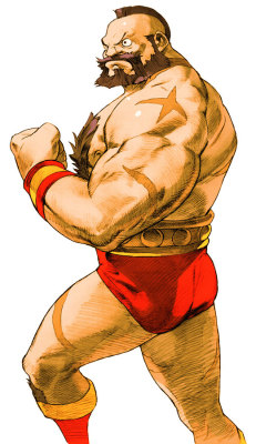 ikarus7:  Zangief (Marvel vs. Capcom 2: New Age of Heroes / Art