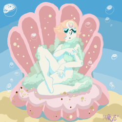 protomars:  I like to think that pearl was made out of seafoam