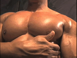 fuckyeahpecs:  freeballingla:  Hot as fuck  He shouldn’t have