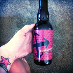 spicyrunnergirl:  Trying another new beer… Cruz Doublecross