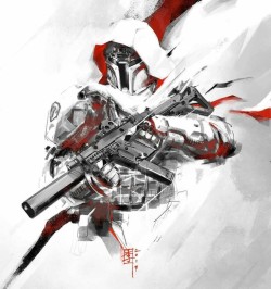 pixalry:  Tactical Fett - Created by Marc Lee