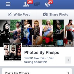 19,000 likes OMG :-) Thank you to the models who’s support