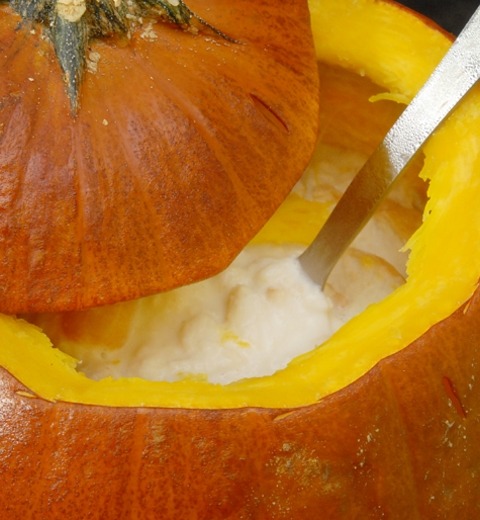 Whole Pumpkin Soup