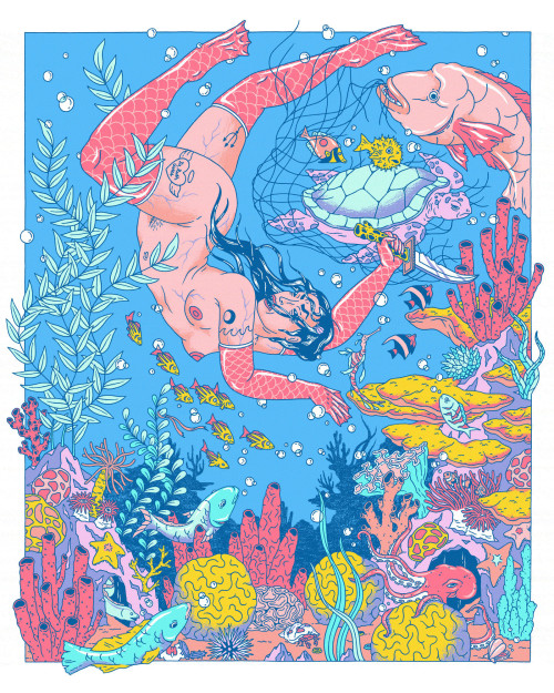 geekynerfherder:  ‘Troubled Waters’ by Kristen Liu-Wong.Part