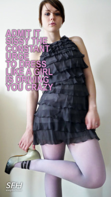 sissy-limp-clitty:  sissy feminization captions femdom