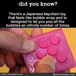 did-you-kno:  There’s a Japanese keychain toy  that feels like