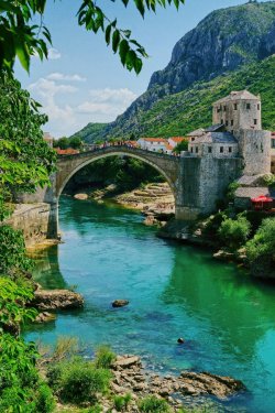 travelingcolors:  Mostar Old Bridge | Bosnia and Herzegovina