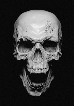 ligafrankorn:  →☠Dark surrealism and skull images here.☠←©Kouji