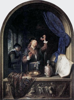 Gerrit Dou (Leiden, 1613 - 1675); The Physician, 1653; oil on