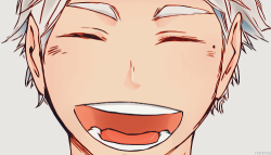 taitetsu:  Colored the smiles I love the most in haikyuu (speacially