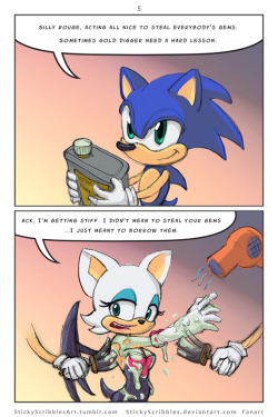 Sonic Rouge5  ContinuePrevious:http://stickyscribbles.deviantart.com/art/Sonic-Rouge-Comic4-624019842Rouge
