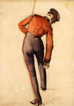 bloghqualls:Sketch of British Cadet by William Bruce Ellis Ranken,