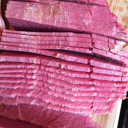 sexymeals:  12 Day Corned Beef. 10 day brine followed by a 48