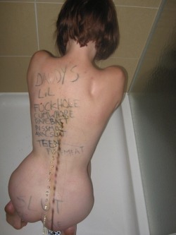 destroythewhore:  He should piss in her hair