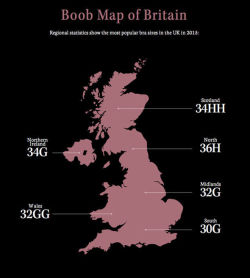 boobgrowth:  Britain’s Boobs are GrowingBack in 2010, the average