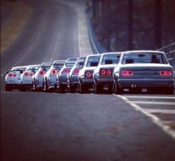 livin-life-with-noregrets:  Every year of skyline/Gtr.