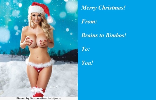   No new stuff until after Christmas, other than these cards.Meanwhile, if you want to give your favorite bimbofication caps Tumblr a nice Christmas present, you can always Tip Your Pornographer.   