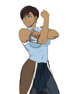 theanimehostclub:  Korra as a mom?  -O _O- <3333