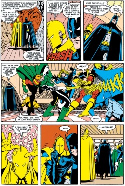 panels-of-interest:  Batman vs. Green Lantern (Guy Gardner).[from