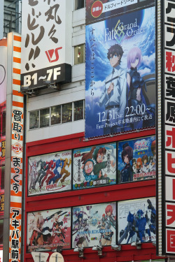 ninetail-fox: a building ,Akihabara